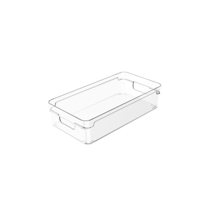 Organizador De Armários 2,8 Litros Clear 30 x 15 x 7cm - Natural